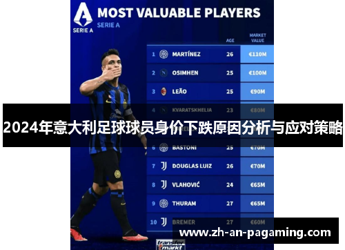 2024年意大利足球球员身价下跌原因分析与应对策略