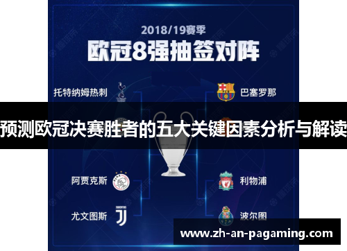 预测欧冠决赛胜者的五大关键因素分析与解读